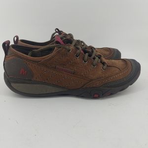 MERRELL Women's Mimosa Lace Shoes, Brown size 6